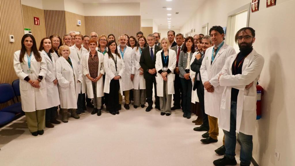 Inauguración este sábado de la nueva unidad de investigación biomédica del Hospital Regional de Málaga.