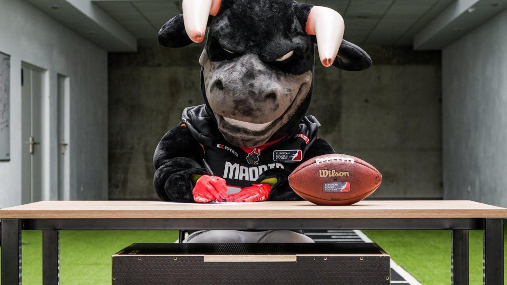 Isidro, la mascota de los Bravos de Madrid