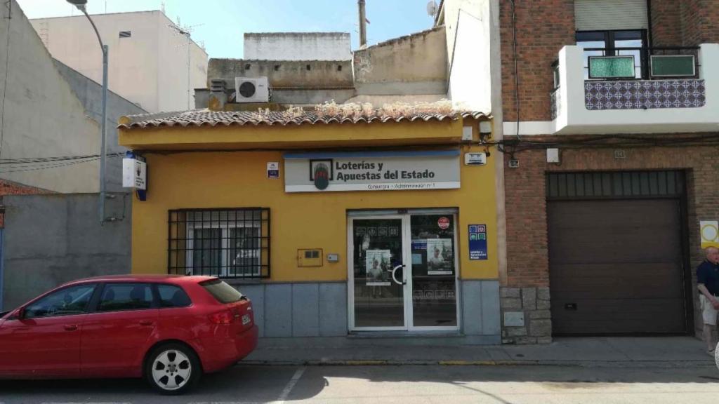 Administración número 1 de Consuegra. Foto: Loterías y Apuestas del Estado.
