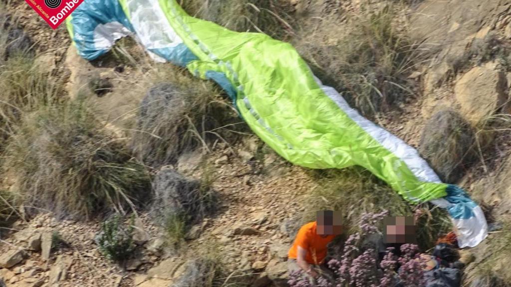 El lugar del accidente mortal.