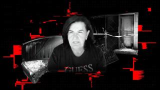 Carmen, uma mulher cuja casa foi apreendida e incendiada em San Javier (Múrcia).