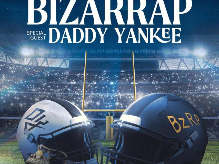 Cartel oficial del show del descanso del partido de la NFL en Madrid.