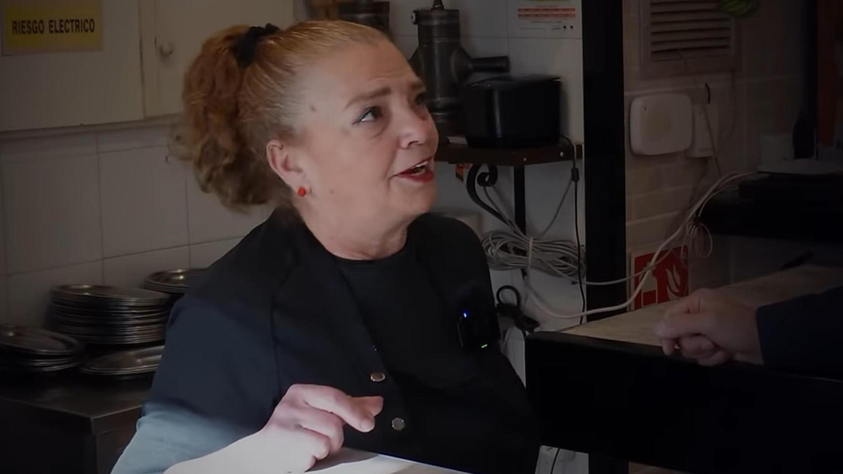 Magdalena, dueña de una churrería en Palma de Mallorca