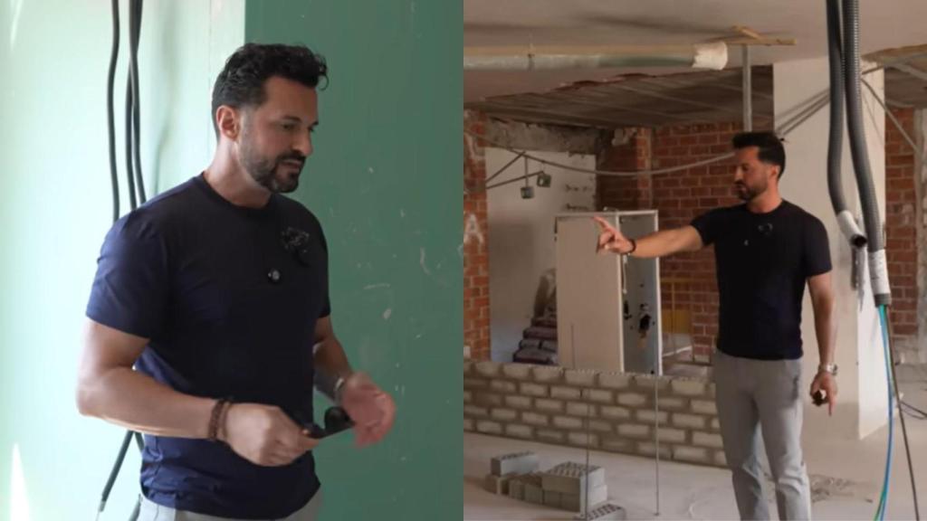 Montaje con dos imágenes de Quique, inversor inmobiliario.