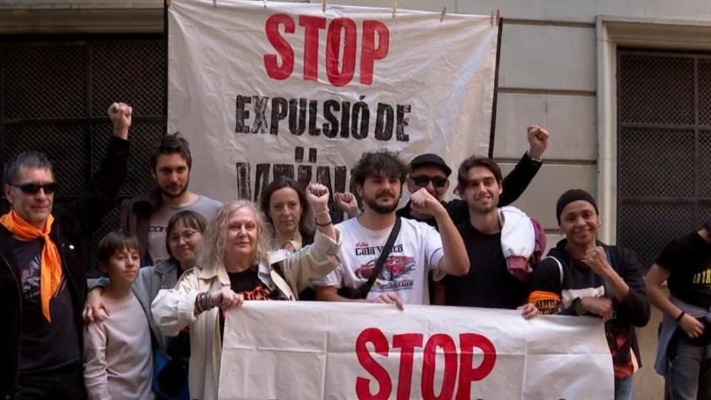 Grupo de vecinos afectados.