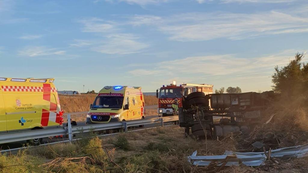 Fotografía de archivo de un accidente en Burgos