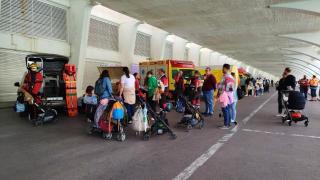 Medios autonómicos y locales que sí acudieron al evento de SOS Desaparecidos este domingo. EE