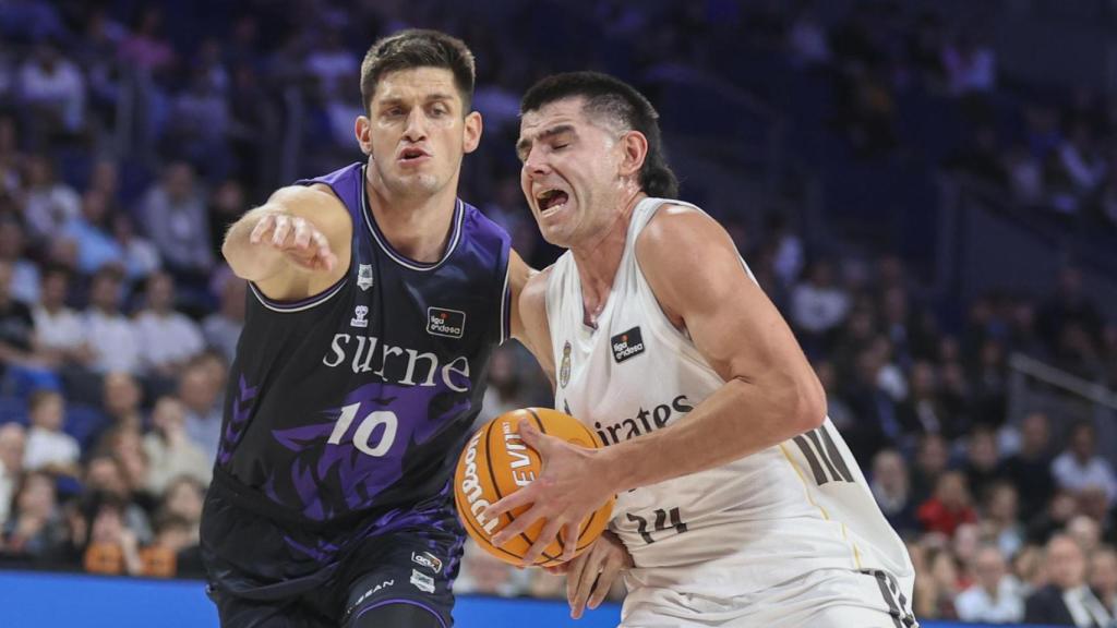 Deck, durante el partido contra Bilbao Basket.