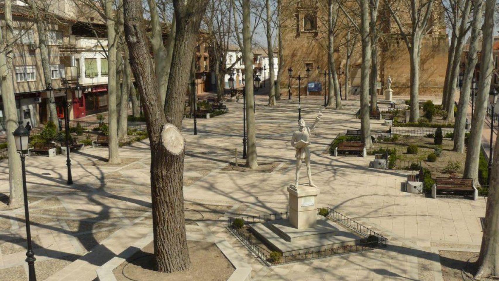 Centro urbano de Argamasilla de Alba.