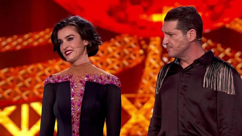 Blanca Romero y Manu Tenorio este sábado en 'Bailando con las estrellas'.