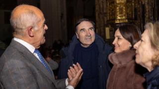 Pedro J. Ramírez y Cruz Sánchez de Lara asisten a la Batalla de Órganos celebrada en la catedral de Toledo