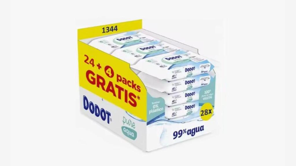 Pack de toallitas Dodot Pure