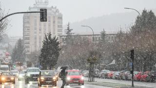 Nieve en Burgos en febrero de 2025