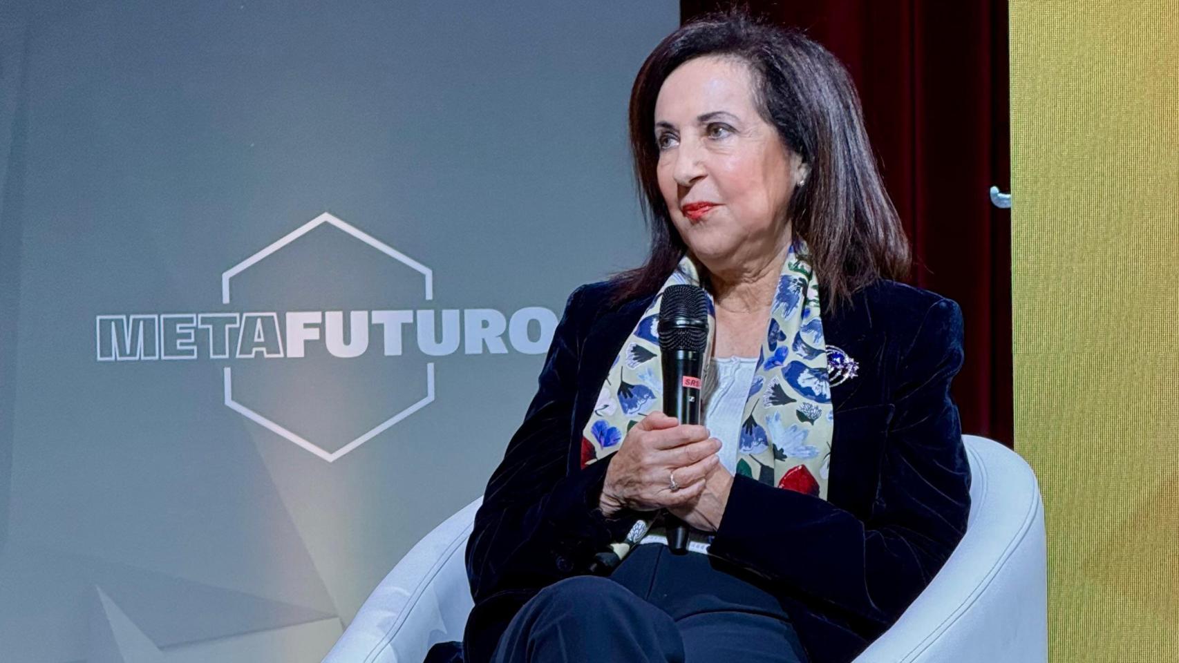 Margarita Robles este lunes un acto de Atresmedia.