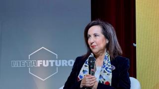 Margarita Robles este lunes un acto de Atresmedia.