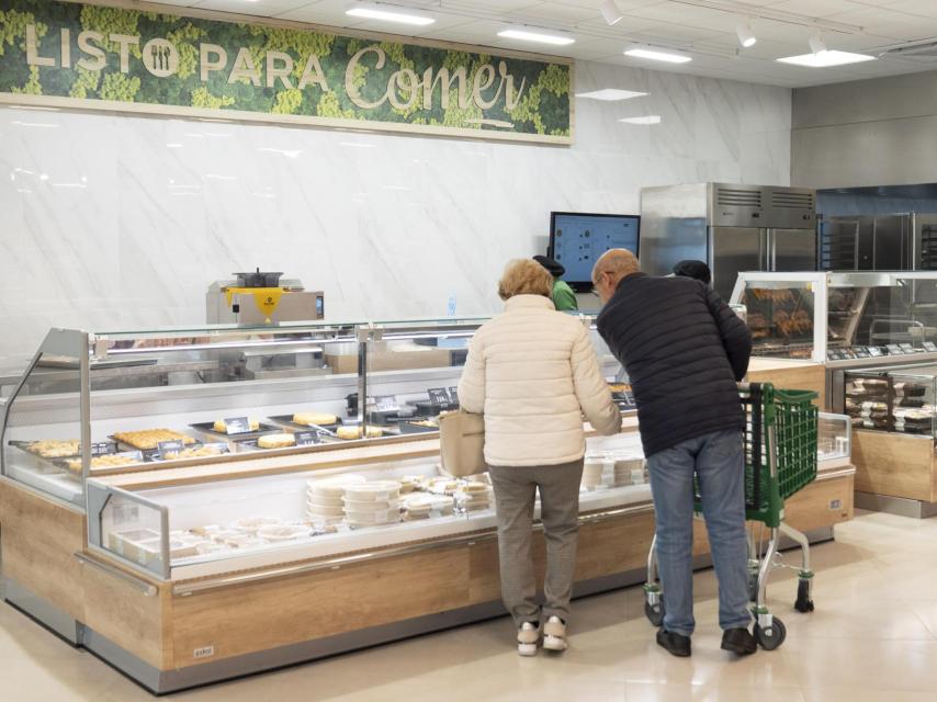 Sección 'Listo para Comer' del nuevo Mercadona de García Barbón