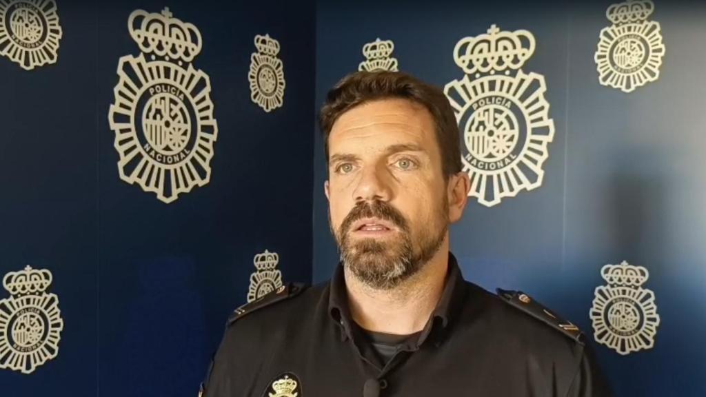 Cristian Aventín, portavoz de la Policía Nacional.