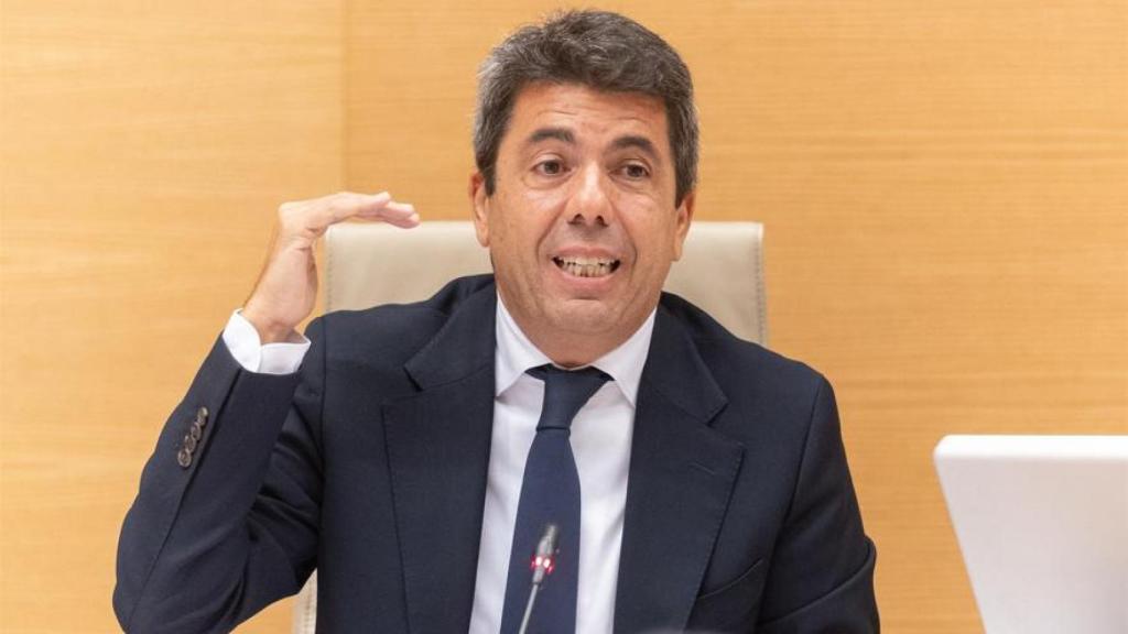 Mazón, en la comisión de la dana del Congreso. Eduardo Parra / EP