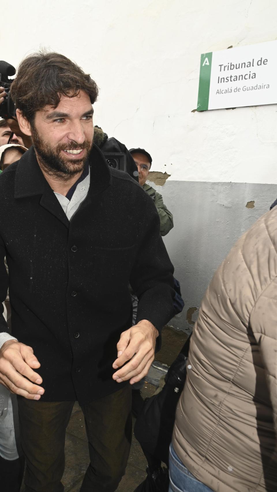 El diestro, llegando a la audiencia oral, este lunes.