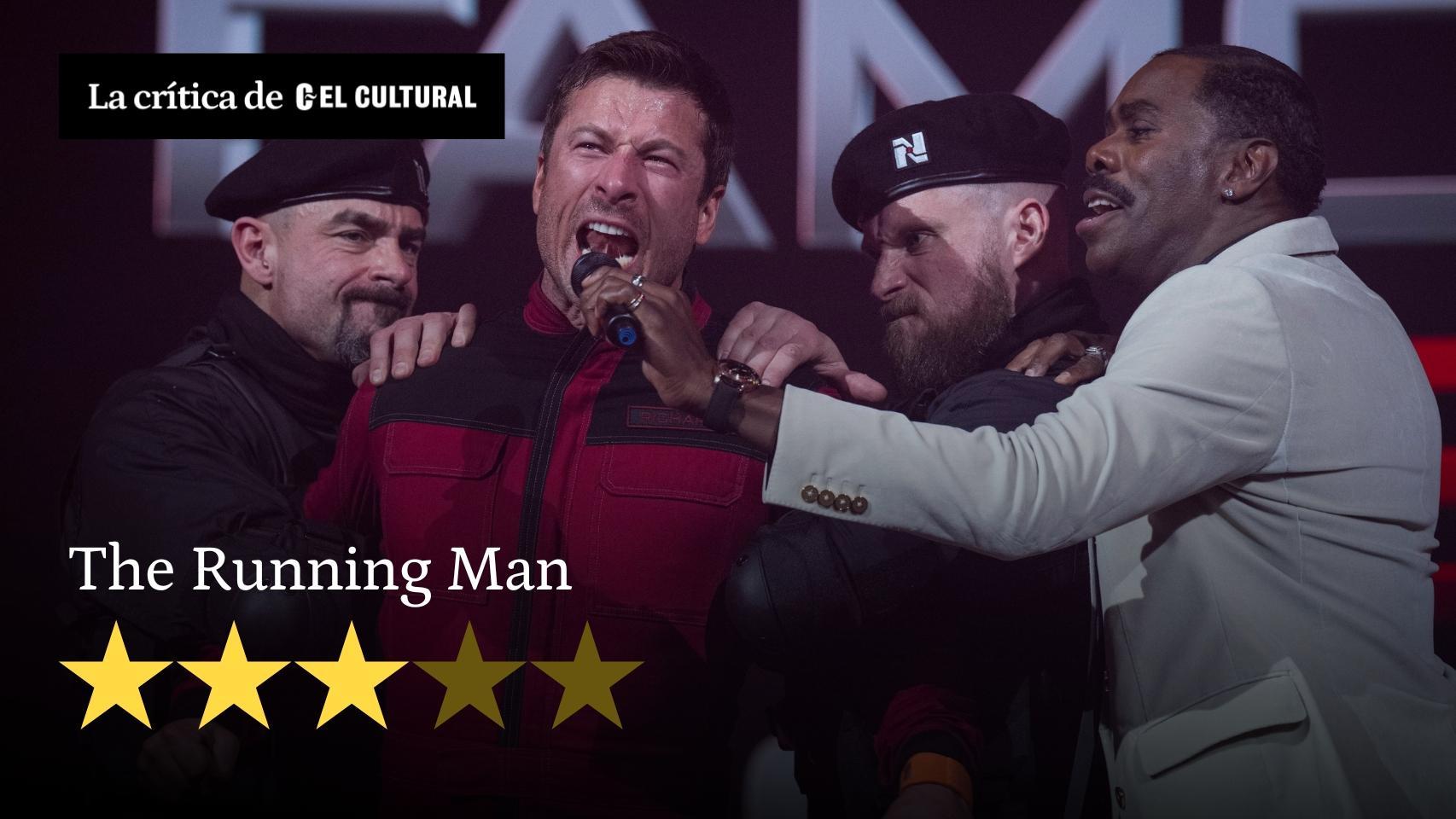 Glen Powell y Colman Domingo, en 'The Running Man'