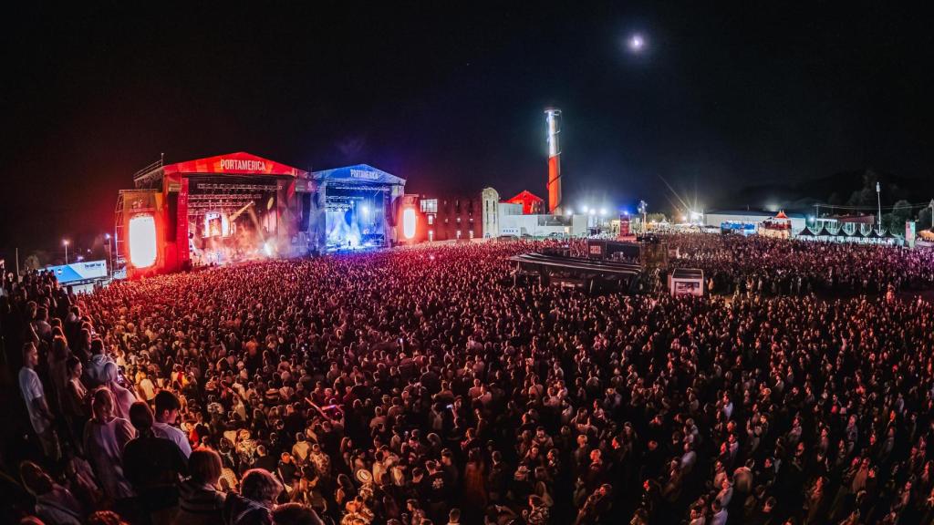 Imagen de un concierto de la edición de 2025 del festival PortAmérica