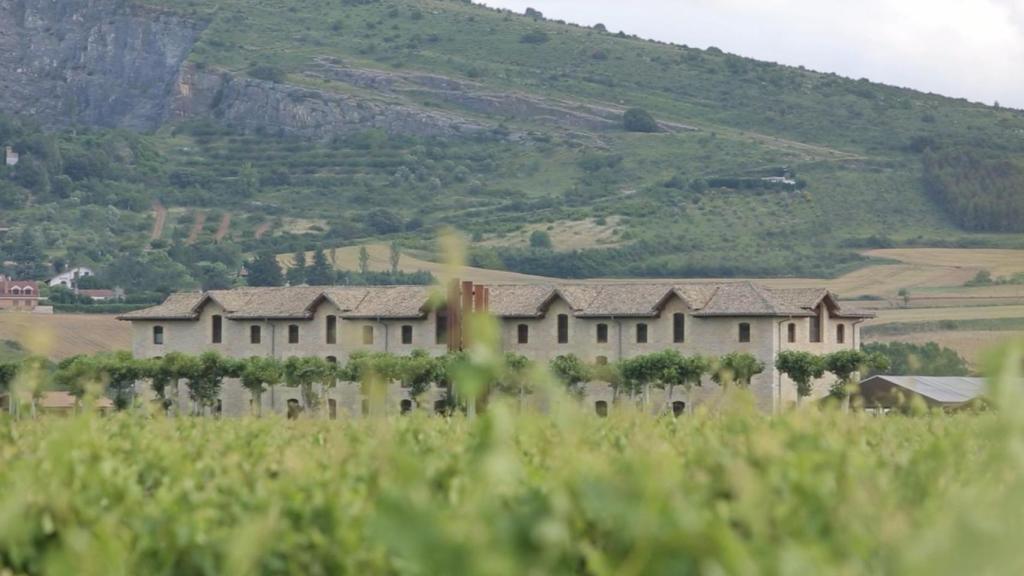 Edificio de la bodega Otazu en un señorío del siglo XII.