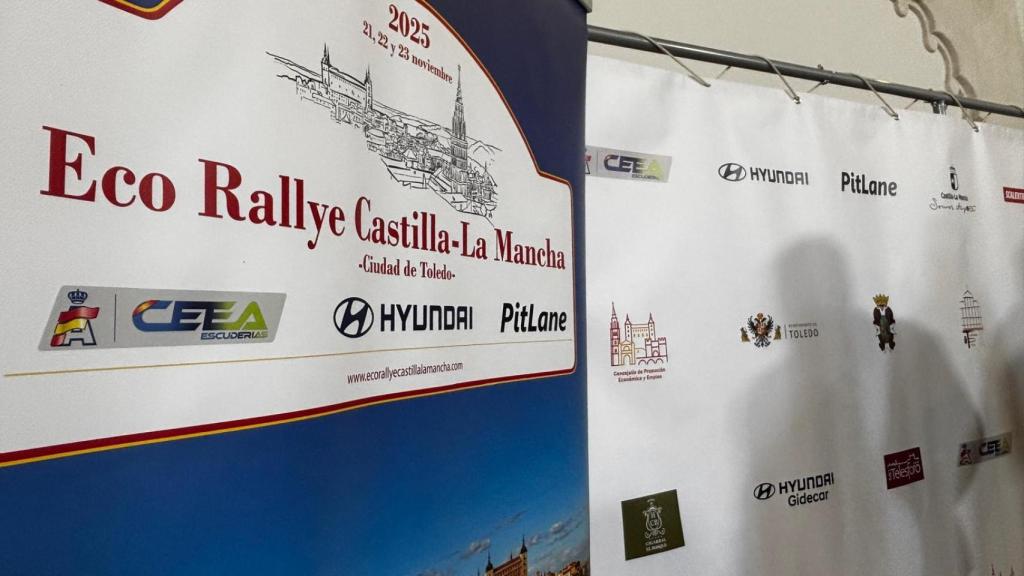 Presentación Eco Rallye Castilla-La Mancha, ciudad de Toledo.