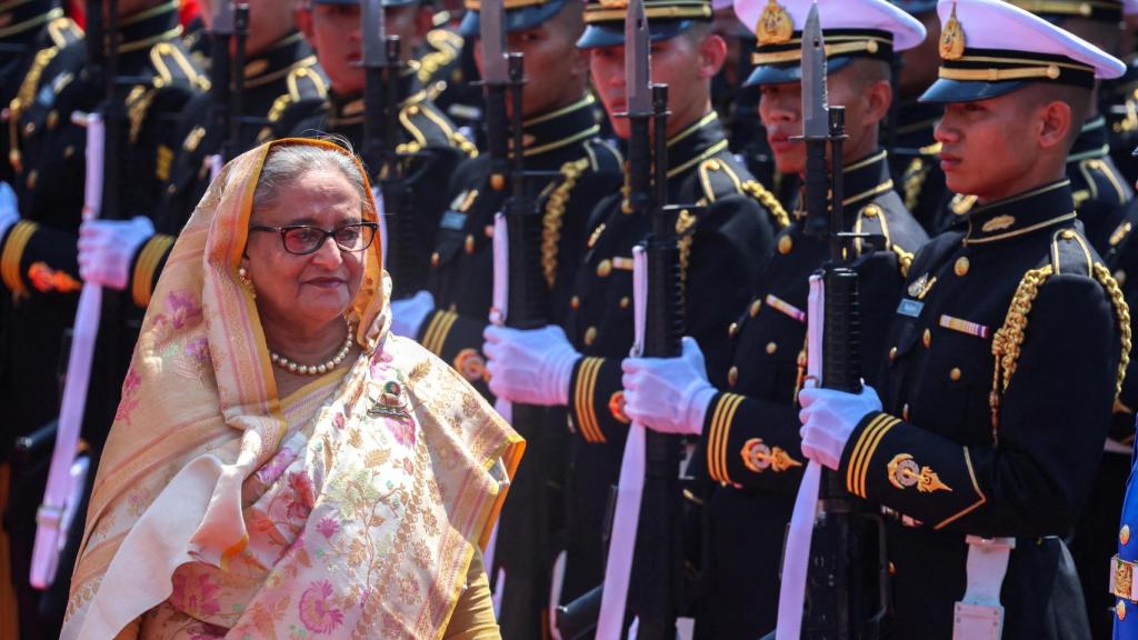Sheikh Hasina durante una visita a Tailandia.