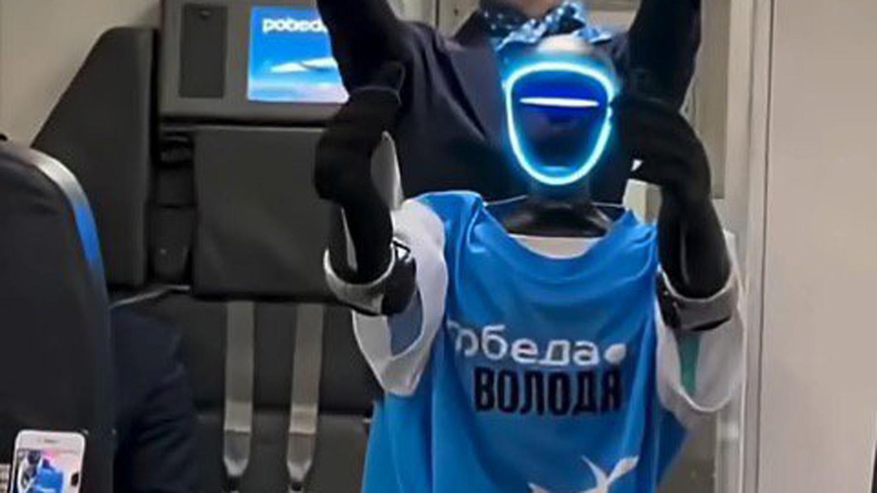 Robot G1 en pleno v uelo.