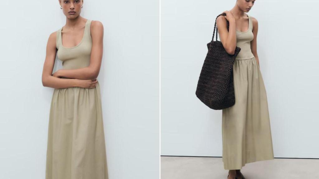 Vestido evasé. REF. 17031219