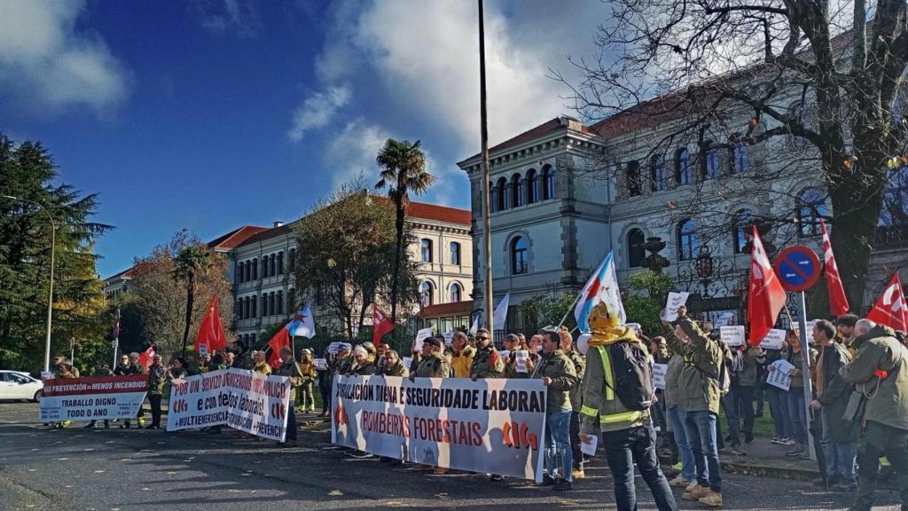 Instante de la manifestación.