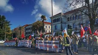Instante de la manifestación.
