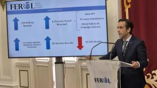 José Manuel Rey Varela, alcalde de Ferrol, presenta los presupuestos de 2026