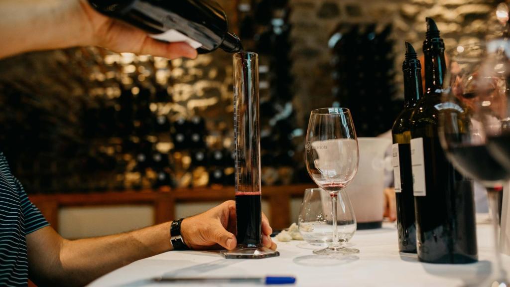 Parte de la experiencia Otazu Private Cellar.