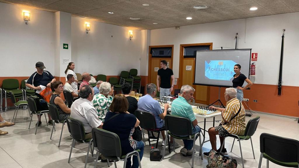 Una partida en la asociación.