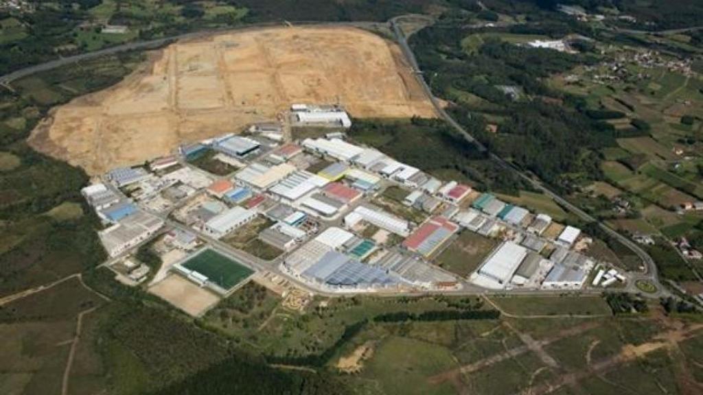 Imagen áerea del polígono.