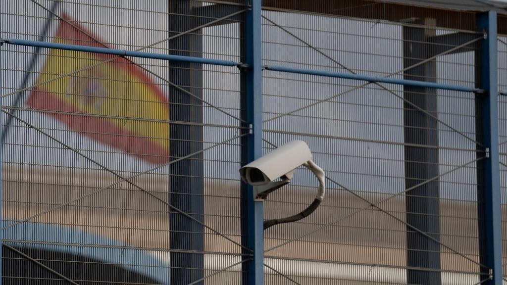 Cámara de vigilancia de un CIE en Barcelona