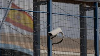 Cámara de vigilancia de un CIE en Barcelona