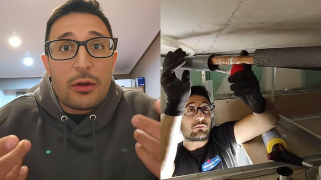 Emanuele, fontanero autónomo.