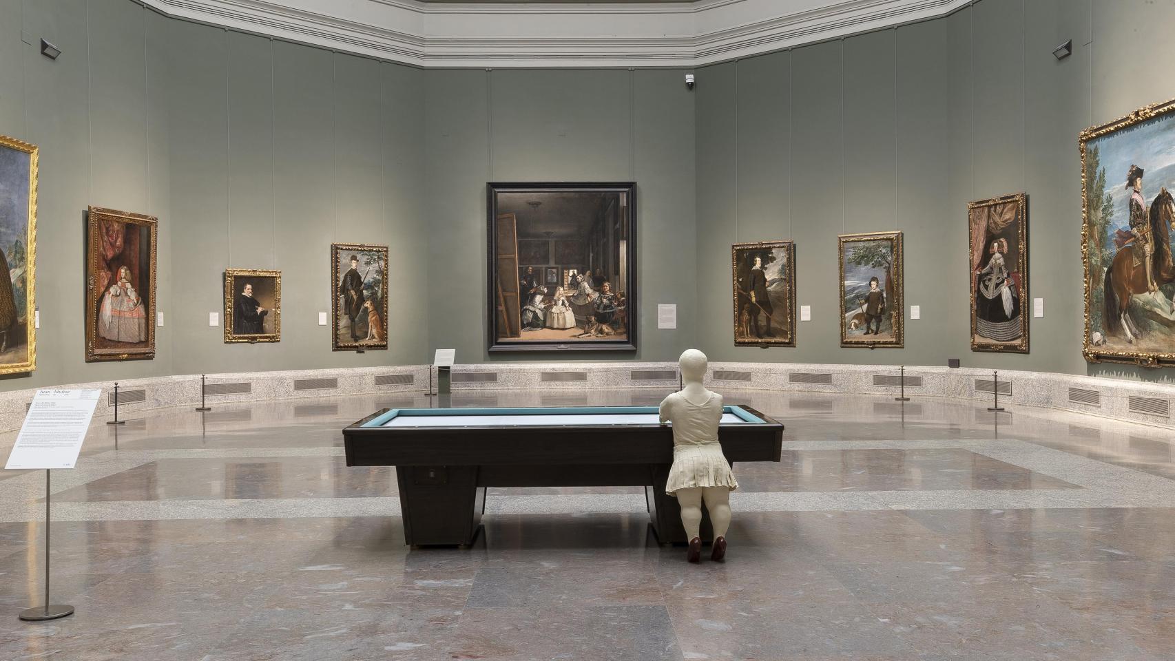 Instalación de las obras de la exposición “Juan Muñoz. Historias de Arte” en la sala 12 del edificio Villanueva del Museo Nacional del Prado. Foto ©Museo Nacional del Prado.