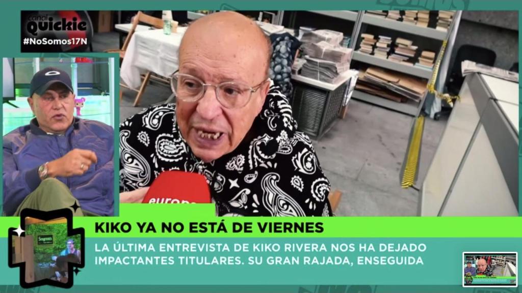 Kiko Matamoros hablando sobre la boca de Rappel en 'No somos nadie'.