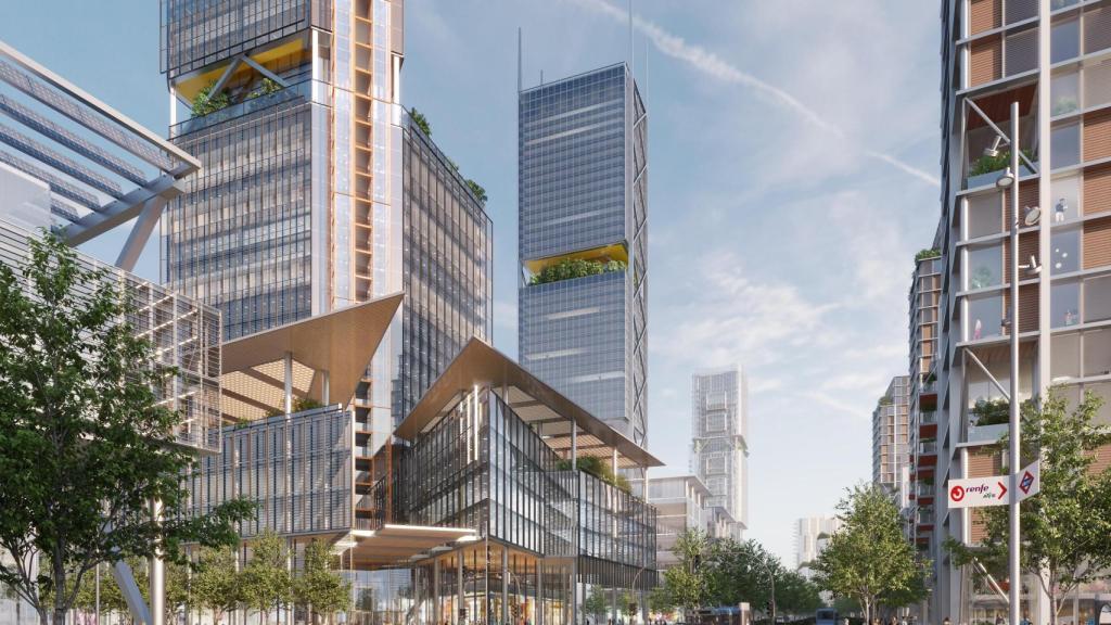 Recreación de la futura prolongación de Agustín de Foxá.