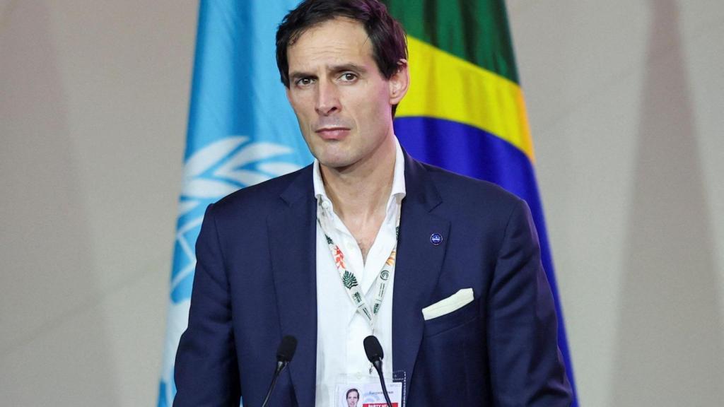 El comisario europeo de Acción Climática, Wopke Hoekstra, durante la COP30.