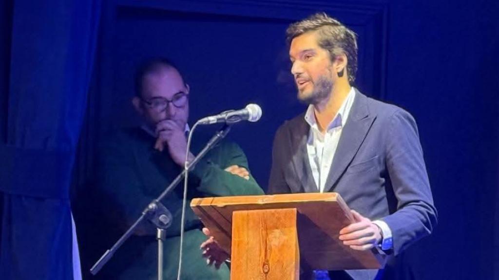 Eduardo de la Rosa durante su intervención.