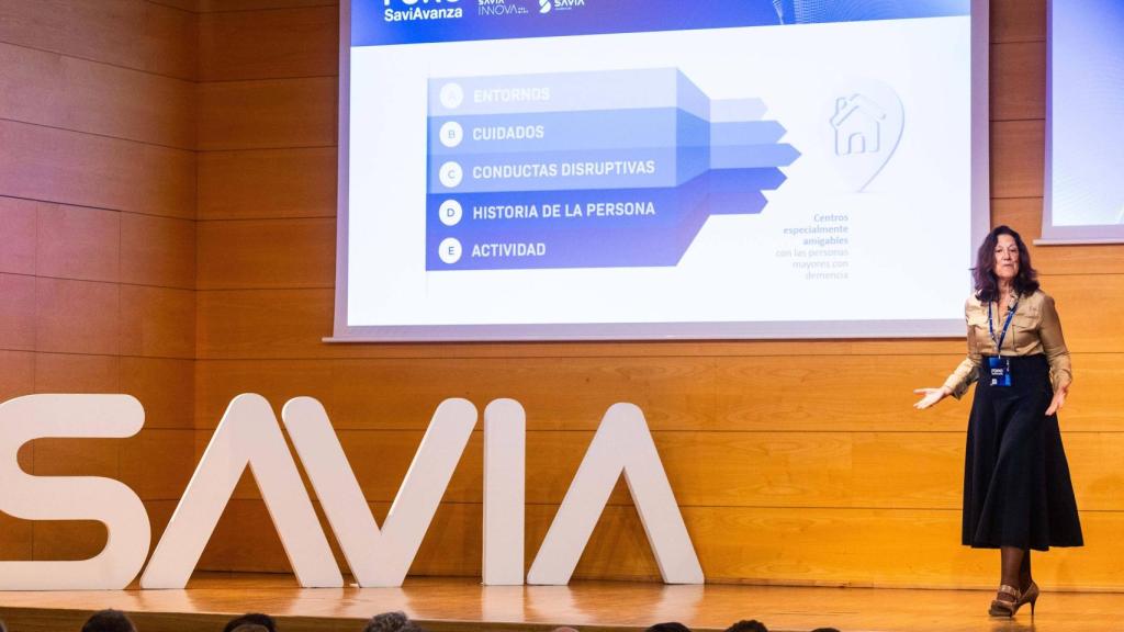 Mary Martínez, directora de Operaciones de Savia durante el foro.