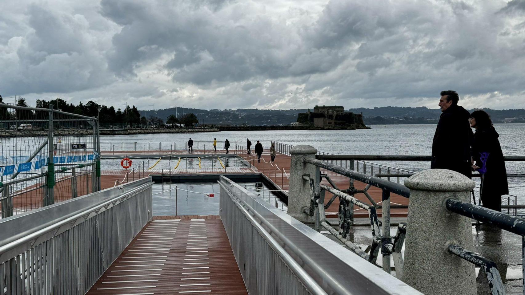 Imagen de la pasarela.