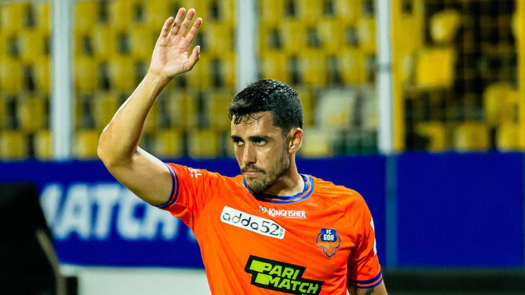 Borja Herrera, con el FC Goa en la India.