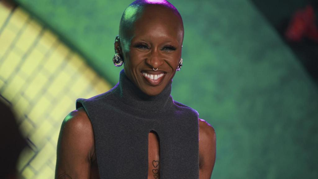 Cynthia Erivo en la presentación de 'Wicked' en Brasil.