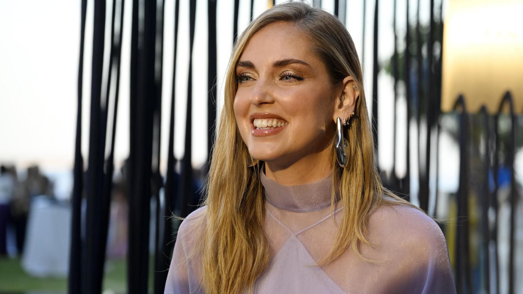 Chiara Ferragni en un acto en Mallorca.