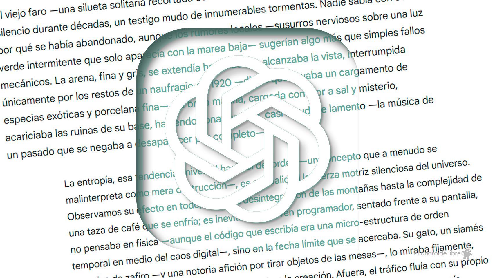 Fotomontaje inspirado en ChatGPT